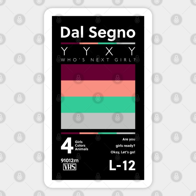 Dal Segno VHS Magnet by Signal Fan Lab